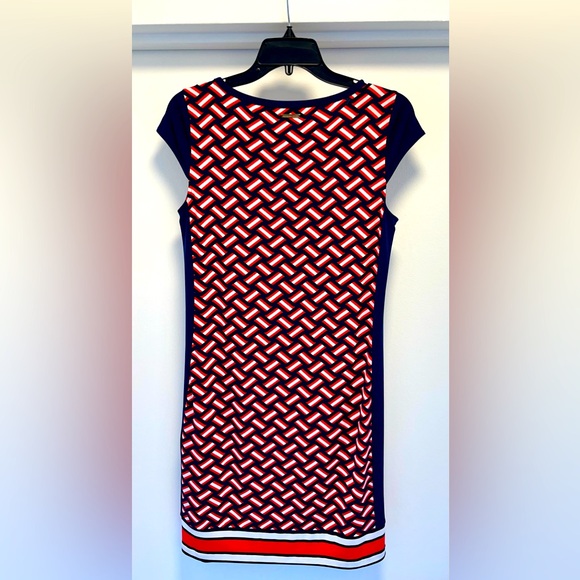 LIKE NEW! MICHAEL KORS RED WHITE AND BLUE WOMEN’S DRESS - Size Small - Picture 2 of 4